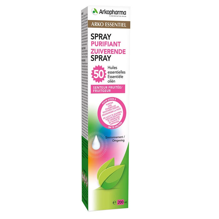 Arkopharma Arkoessentiel Spray Purificante Aria - 50 Oli Essenziali 200ml
