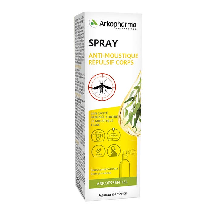 Arkopharma Arkoessentiel Spray Antizanzare Per Il Corpo A Partire Da 6 Mesi 60ml