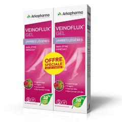 Arkopharma Veinoflux Gel Gambe Leggere Benessere Immediato 2x150ml