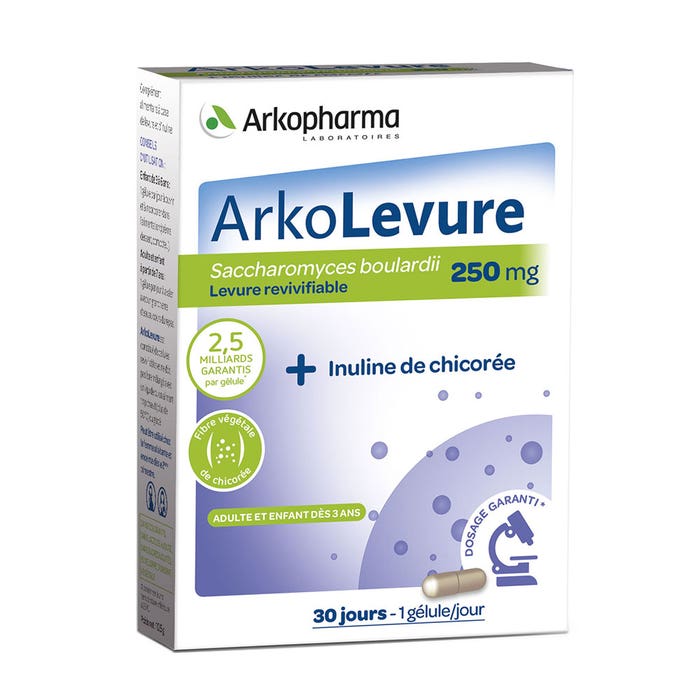 Arkopharma Arkolevure + Inulina 30 Gelule