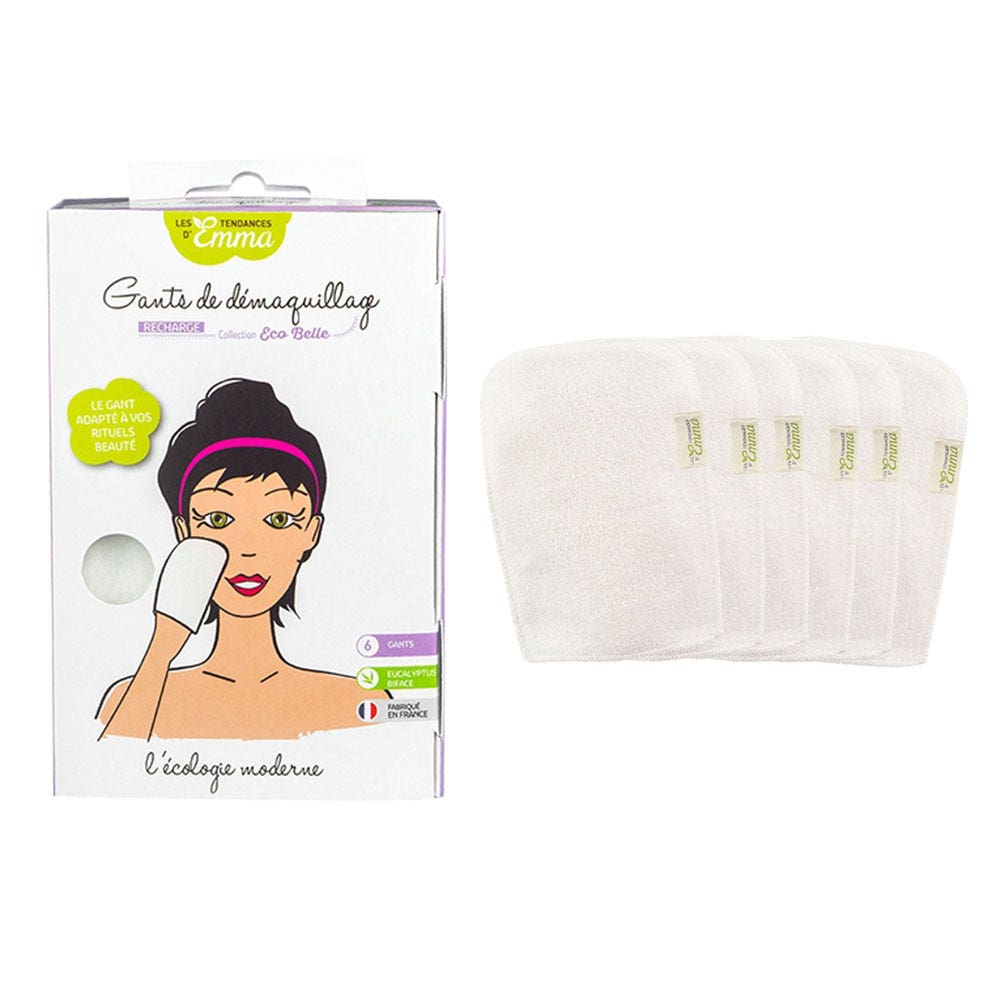 Les Tendances D'Emma Eco Belle Guanti Struccanti x6
