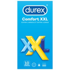 Durex Comfort Preservativi XL Extra Lunghi XXL X10