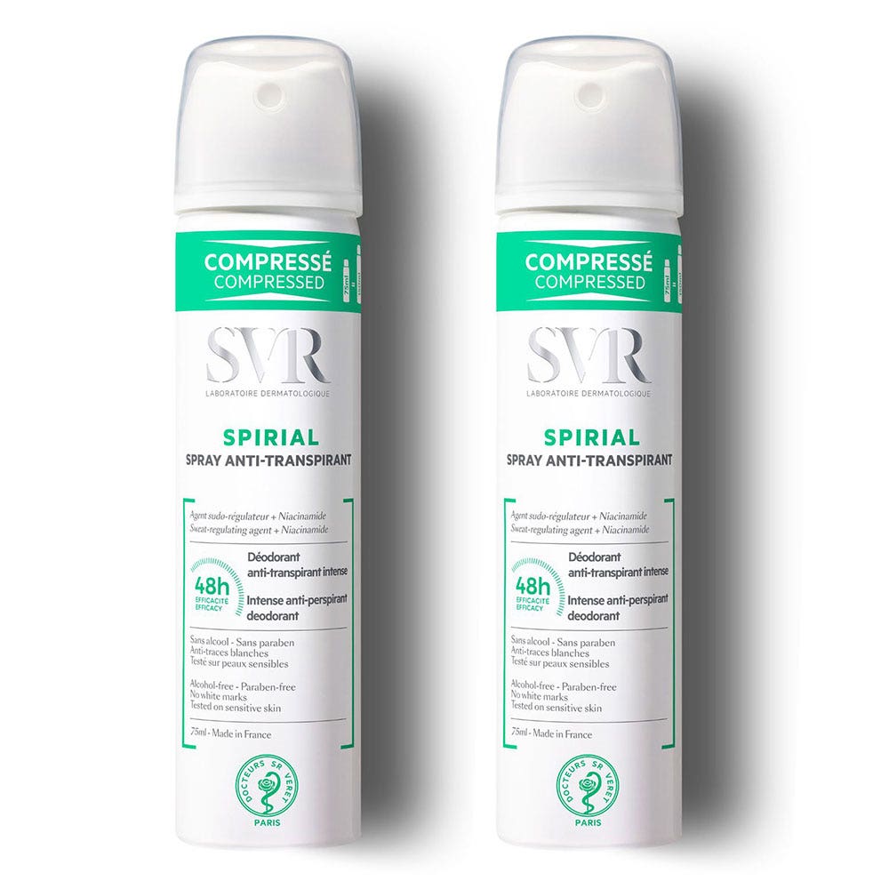 Svr Spirial Deodorante anti-traspirante 2x75 ml