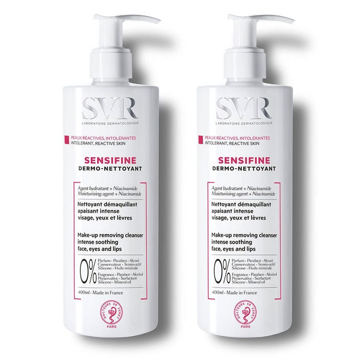 Dermo-Detergente Pelle reattiva 2x400ml Sensifine AR Svr
