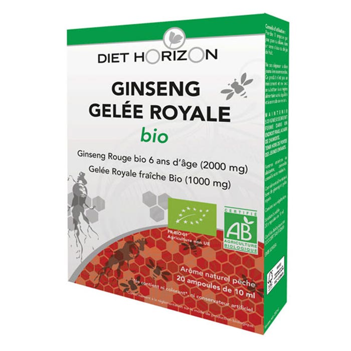 Ginseng Reale Biologico 20 Fiale Diet Horizon