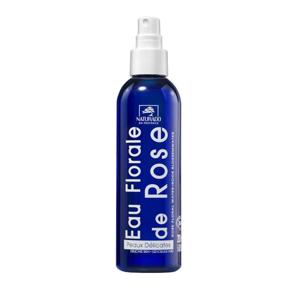Naturado Acqua floreale di rosa biologica per pelli delicate 200 ml