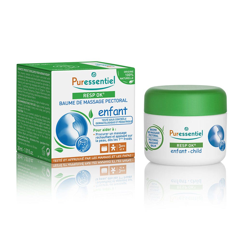 Puressentiel Resp Ok® Balsamo massaggio pettorale bambino 60 ml