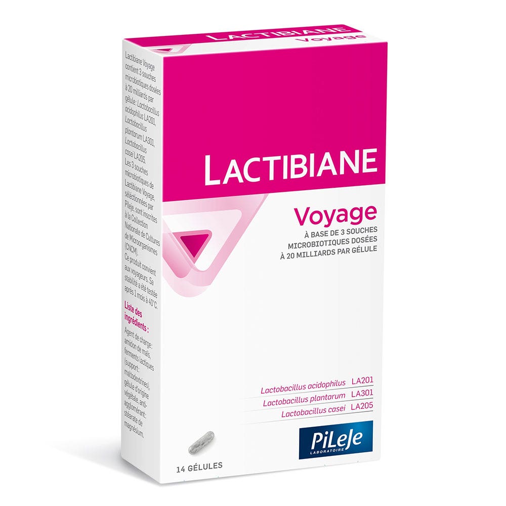 Pileje Lactibiane Voyage per viaggi 14 capsule