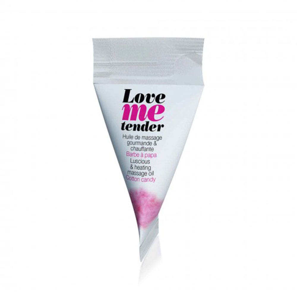 Marc Dorcel Love me Tender olio da massaggio goloso e riscaldante, zucchero filato 10ml