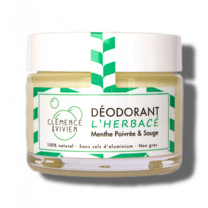 Deodorante Naturale in Crema agli Oli Essenziali 50g Clemence&Vivien