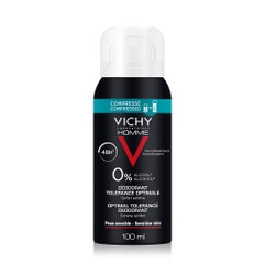 Vichy Déodorant Spray Compresse Tolleranza ottimale 48 ore Pelle Sensibile 100ml