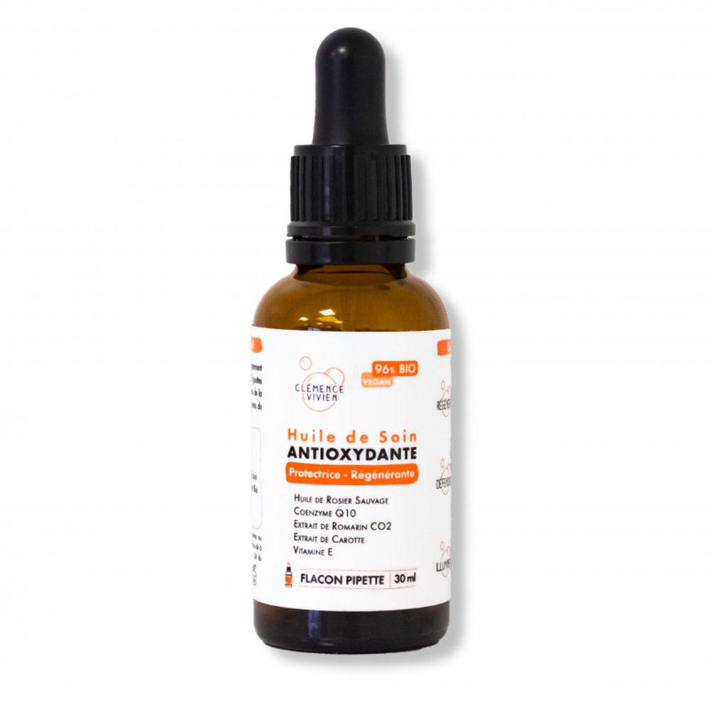 Clemence&Vivien Protecrice Regenerante Q10 Olio antiossidante per il trattamento della pelle 30ml