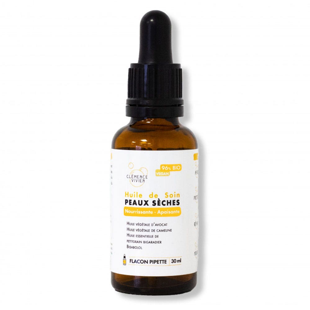 Clemence&Vivien Olio trattante riequilibrante per pelli secche 30ml