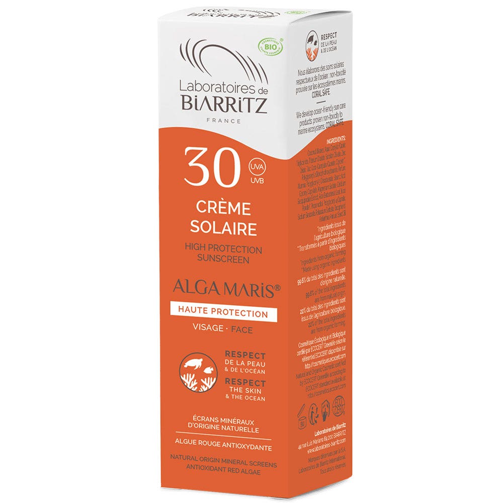 Laboratoires De Biarritz Prodotti solari Protezione solare Viso SPF30 Bio 50ml