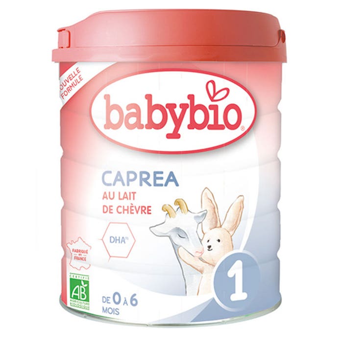 Caprea 1 Latte in polvere biologico 0-6 mesi 800g Babybio