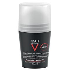 Vichy Uomo Deodorante antitraspirante Efficacia 72h Controllo Estremo 50ml