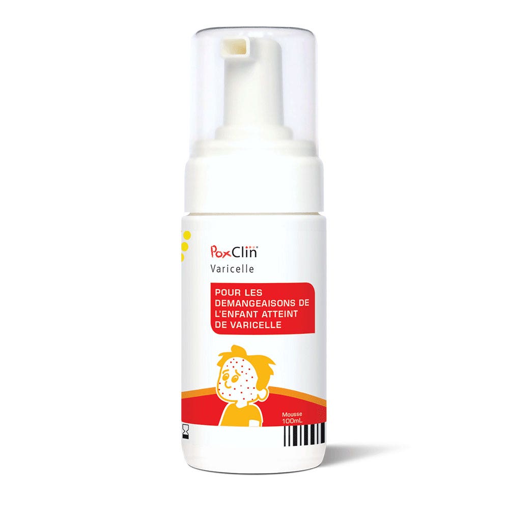 Poxclin Mousse lenitiva flacone pompa varicella 100 ml