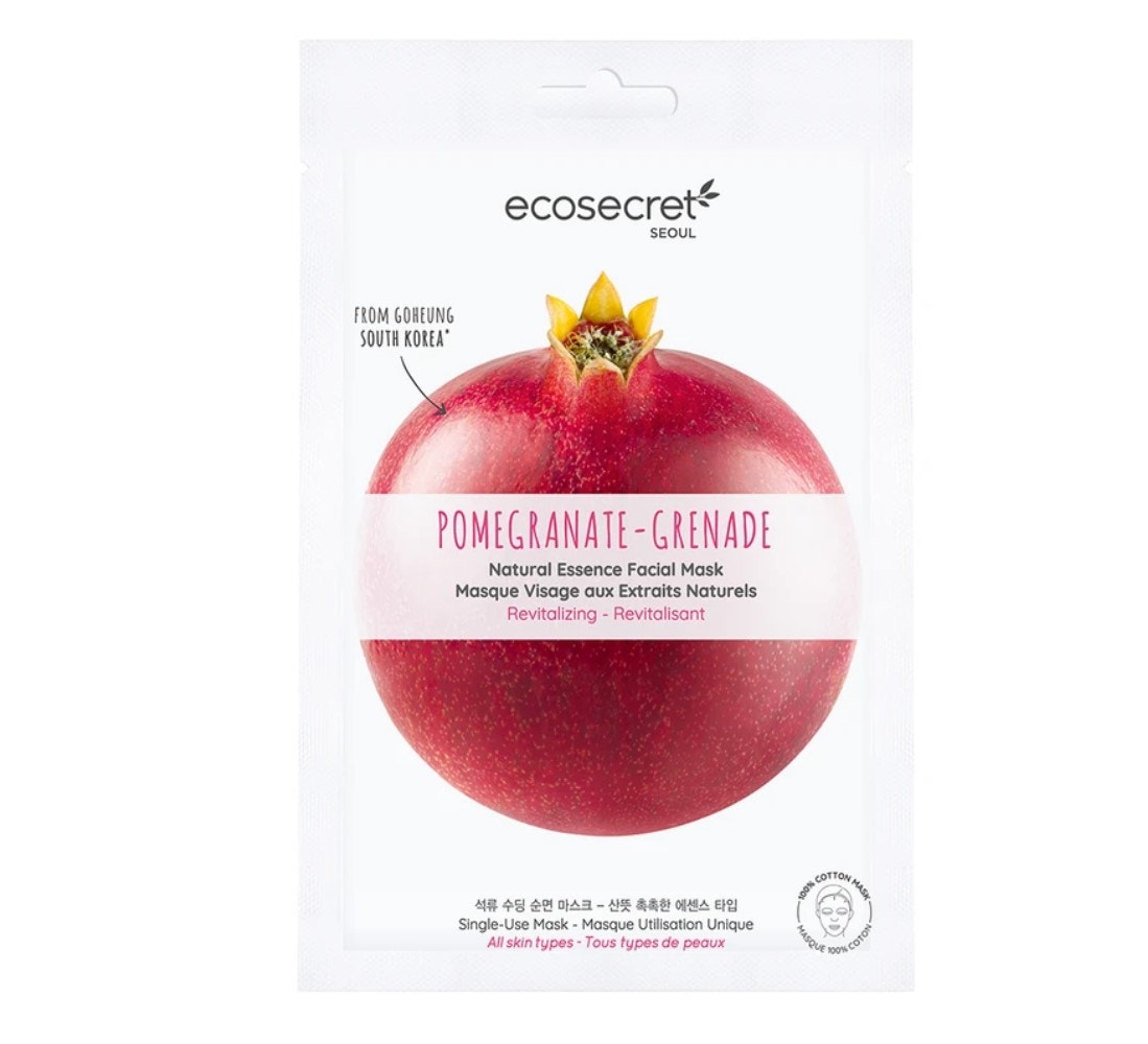 Eco Secret Maschera viso naturale agli estratti di Melograno 20ml