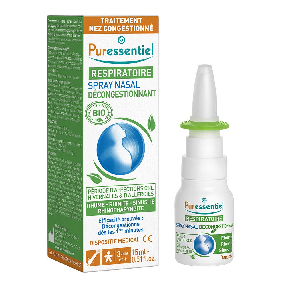 Puressentiel Respirazione Spray nasale decongestionante 15ml