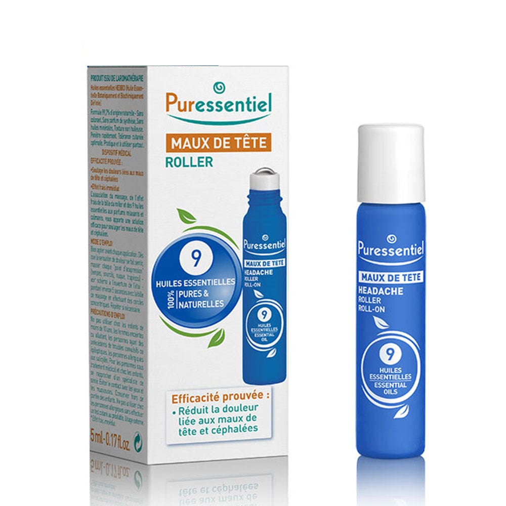 Puressentiel Benessere quotidiano Roller mal di testa 5 ml