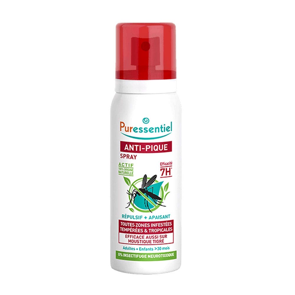 Spray Antizanzare Puressentiel SOS Insetti - Repellente E Lenitivo 100% Naturale 75ml - Foto 6