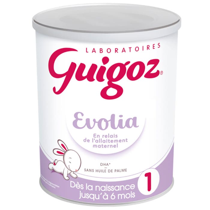 Evolia Relais Latte in polvere senza olio di palma da 0 a 6 mesi 800g Guigoz