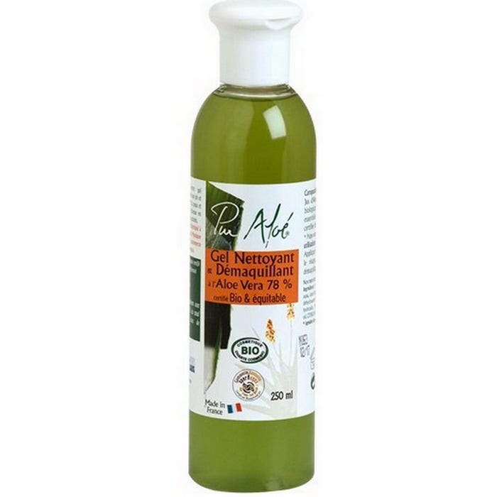 Gel Aloe Vera Native Detergenti e Struccanti 78% Biologico 250ml Pur Aloé