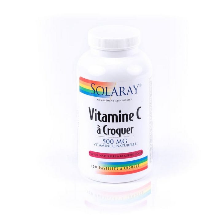 Vitamine C N.A. 100 compresse masticabili 500 mg Solaray