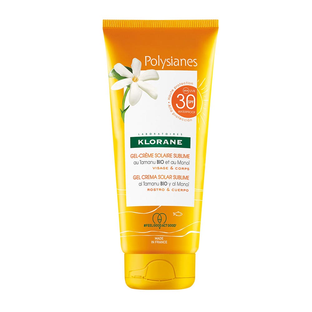 Klorane Polysianes Gel-crema Solare Sublime SPF30 200 ml