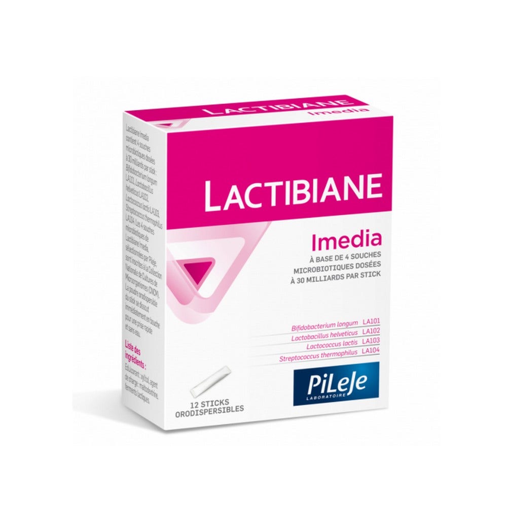 Pileje Lactibiane Imedia 12 sticks orodispersibili