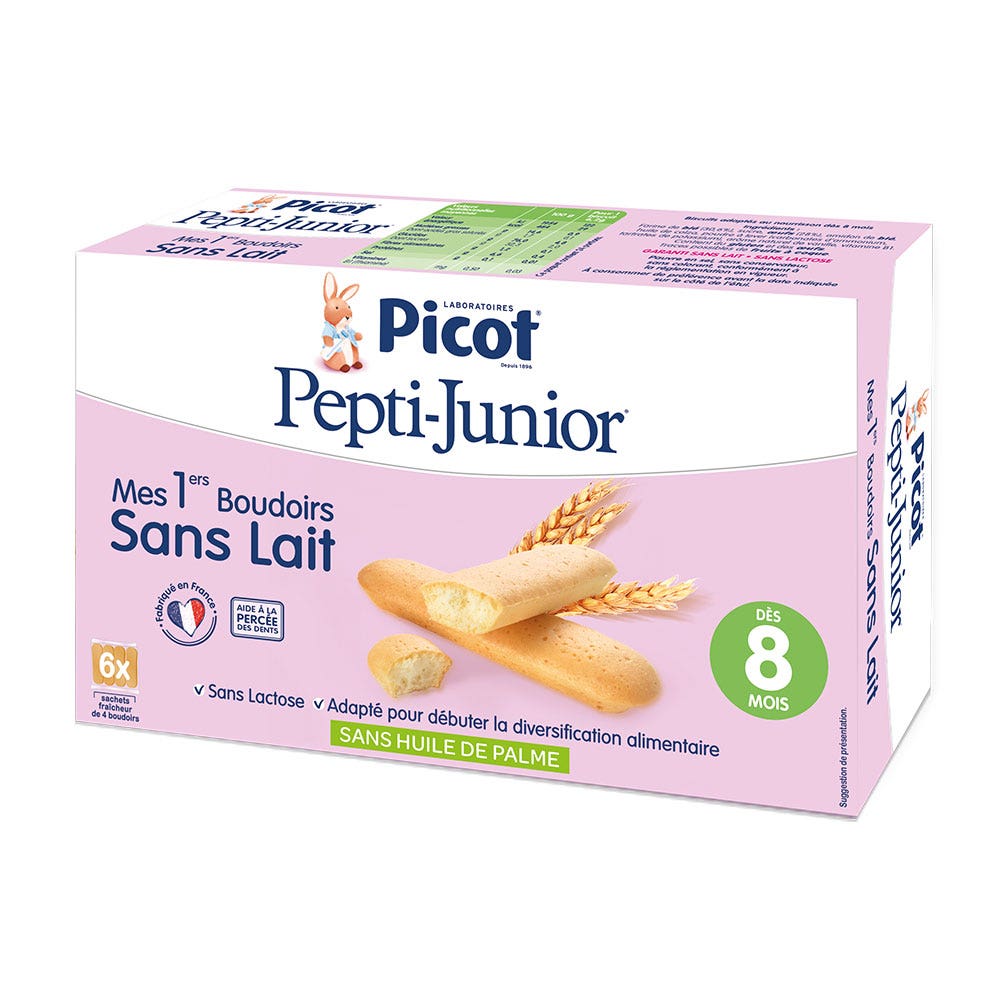 Picot I miei primi biscotti senza latte A partire da 8 mesi 6 Bustine con 4 Biscotti