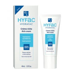 Hyfac Hydrafac Ricco idratante quotidiano per pelli da secche a molto secche 40 ml