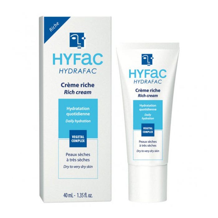 Ricco idratante quotidiano per pelli da secche a molto secche 40 ml Hydrafac Hyfac