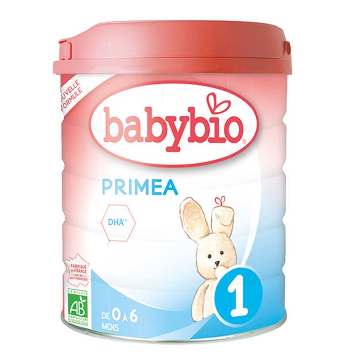 Primea 1 Latte in polvere biologico 0-6 mesi 800g Da 0 a 6 mesi Babybio