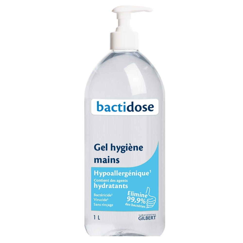 Bactidose Gel per l'igiene delle mani di Gilbert 1l