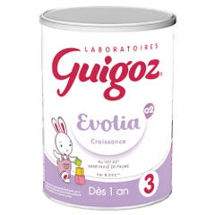 Guigoz Latte di crescita in polvere Evolia A2 Da 1 anno 800g