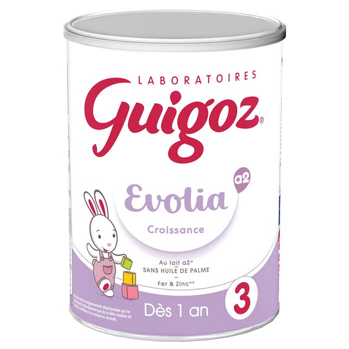 Latte di crescita in polvere Evolia A2 800g Da 1 anno Guigoz