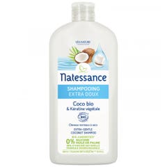 Natessance Coco Shampoo Extra Delicato Cocco Bio e Cheratina vegetale 500ml