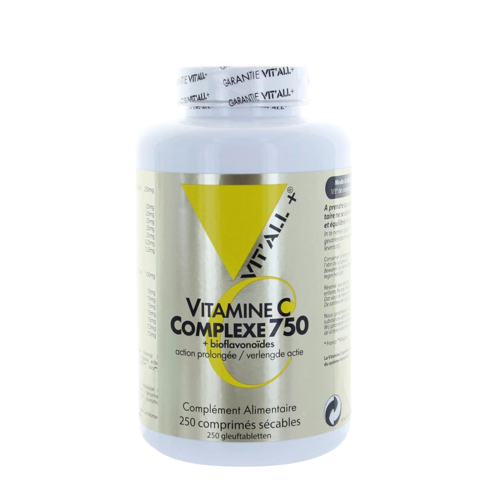 Vit'All+ Vitamina C Complesso 750 con bioflavonoidi 250 compresse