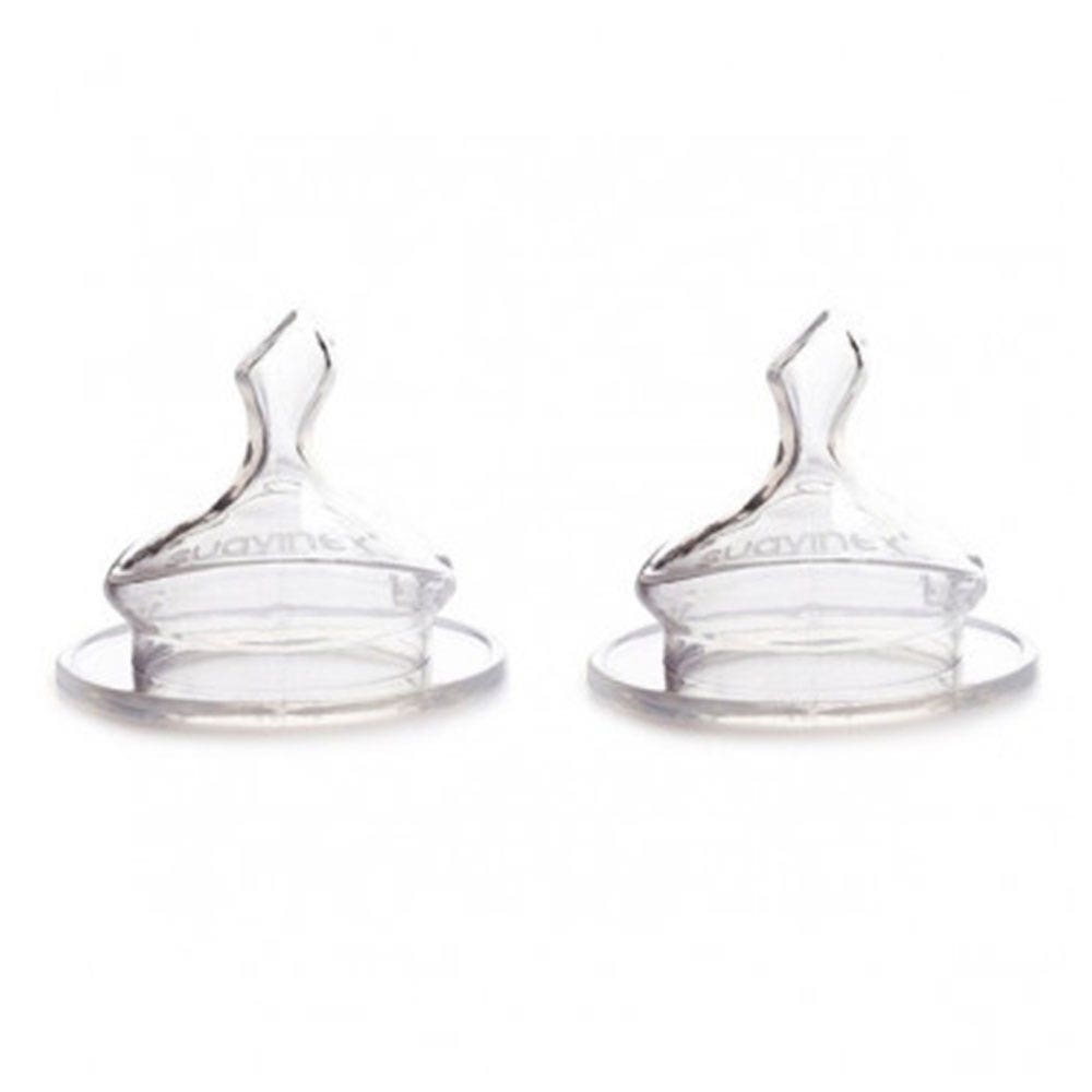 Suavinex Tettarelle Physio in silicone anti-colica X2 6 mesi e Plus