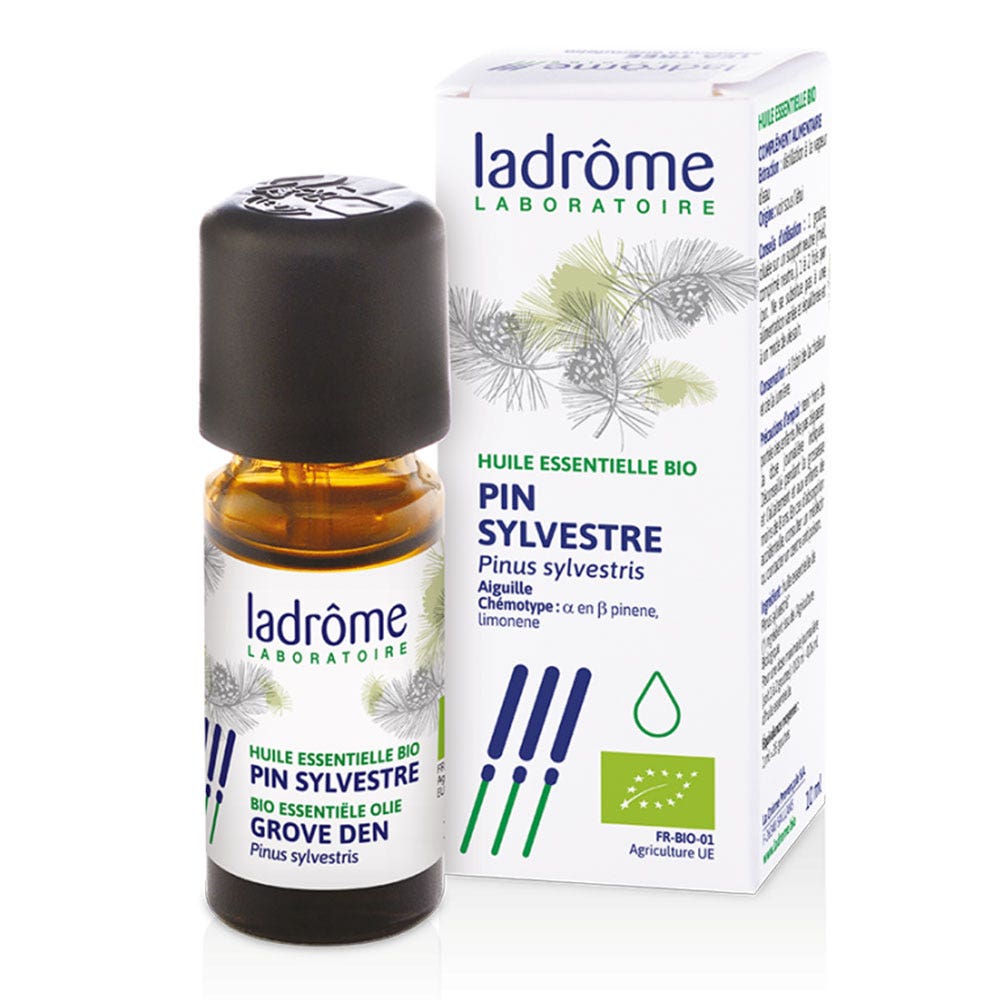 Ladrôme Olio essenziale di pino silvestre biologico 10ml