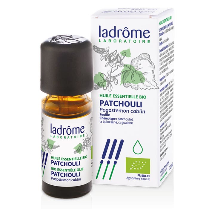 Olio essenziale di Patchouli biologico 10ml Ladrôme