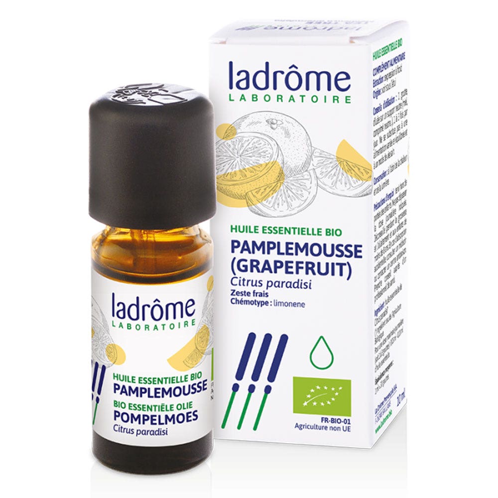 Ladrôme Olio essenziale di pompelmo rosa biologico 10ml