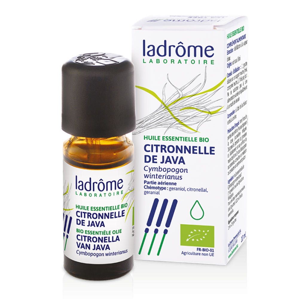 Ladrôme Olio essenziale di Citronella Java biologico 10ml