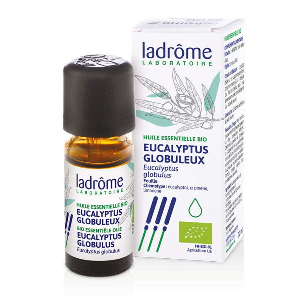Ladrôme Olio essenziale di Eucalipto (Eucalipto) Bio 10ml