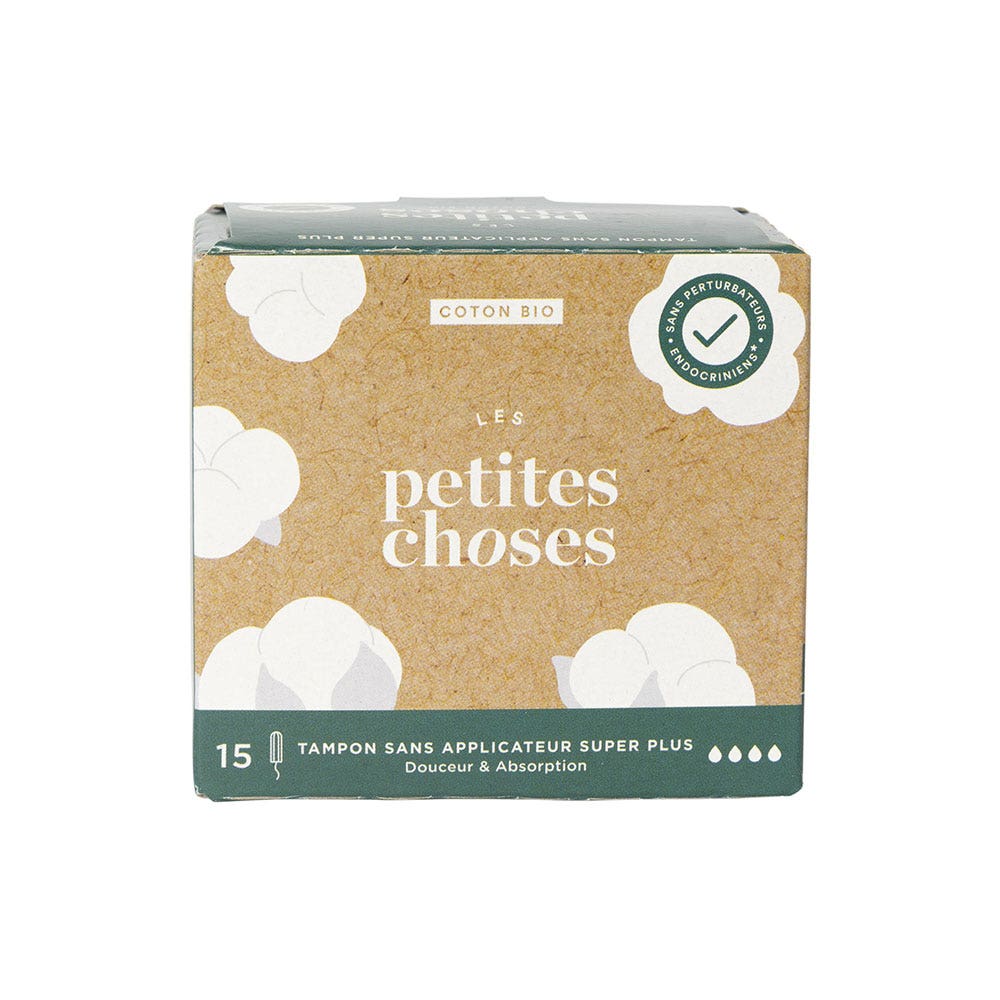 Les Petites Choses Assorbenti Flux Super Plus senza applicatori Cotone biologico x15