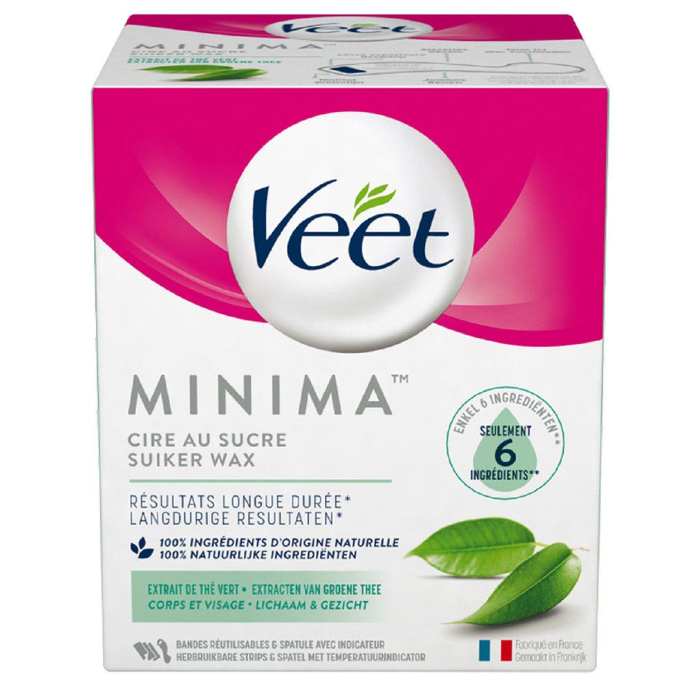 Veet Cera di zucchero Green Tea Minima 250ml