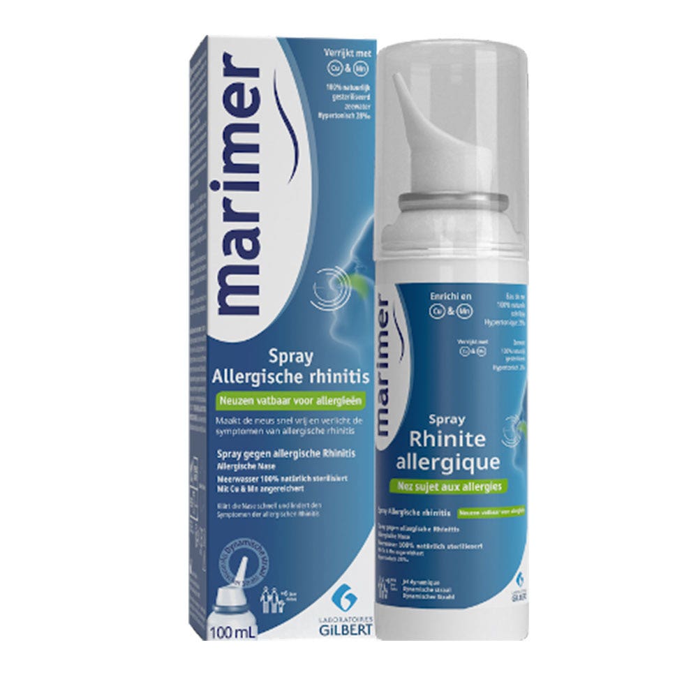 Marimer Spray per rinite allergica Naso soggetto ad allergie 100ml ...