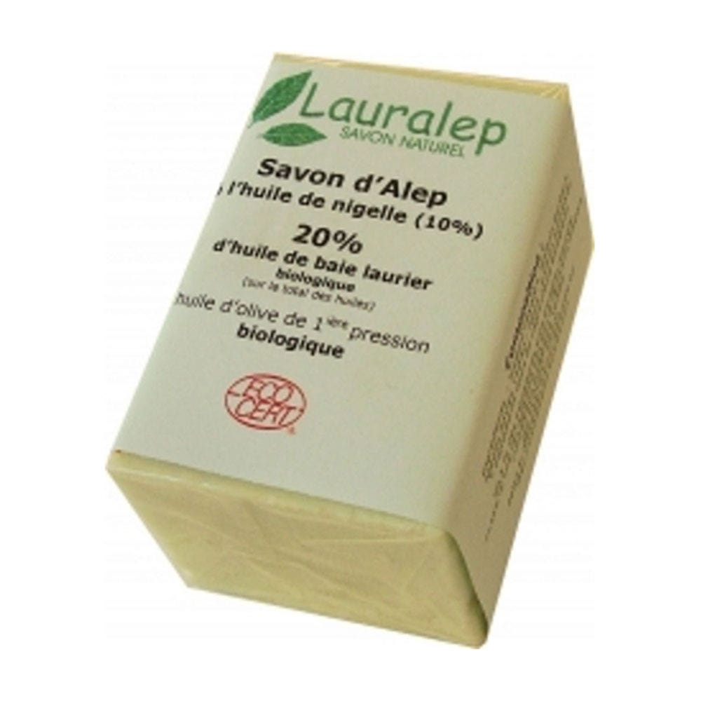 Lauralep Sapone di Aleppo 20% alloro con olio di Nigella 150g