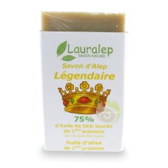 Lauralep Leggendario sapone di Aleppo 75% (in francese) 150g